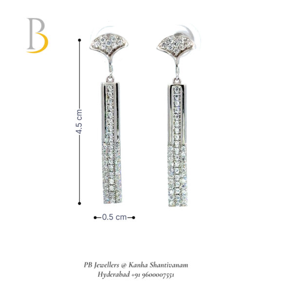 Exquisite Diamond Drop Earrings