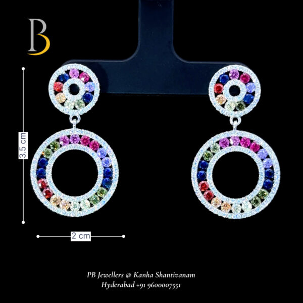 Colorful Circular Earrings