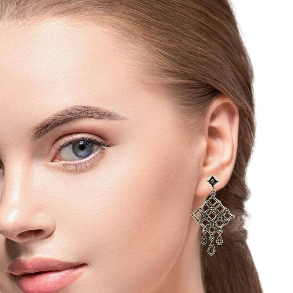 Elegant Diamond Drop Earrings