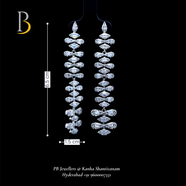 Elegant Swarovski Silver Earrings