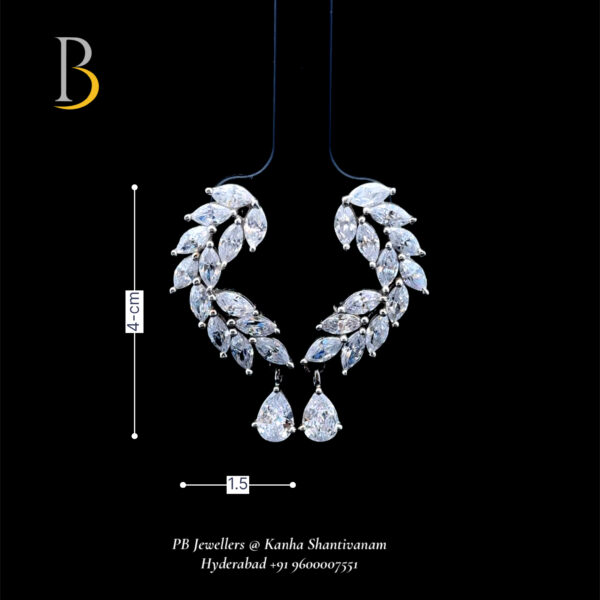 Elegant Big Diamond Earrings