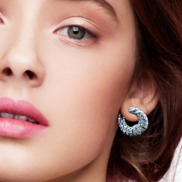 Elegant Swarovski Diamond Earrings