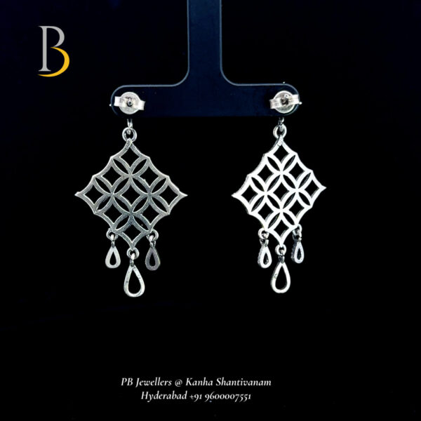 Elegant Diamond Drop Earrings
