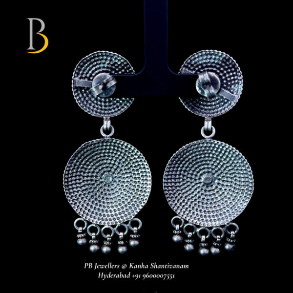 Elegant 92.5 Silver Statement Earrings