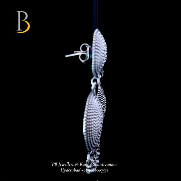 Elegant 92.5 Silver Statement Earrings