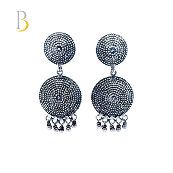 Elegant 92.5 Silver Statement Earrings