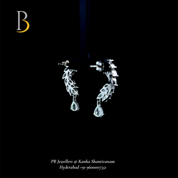 Elegant Big Diamond Earrings