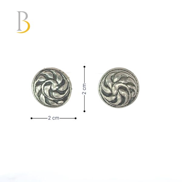 Elegant Silver Swirl Earrings